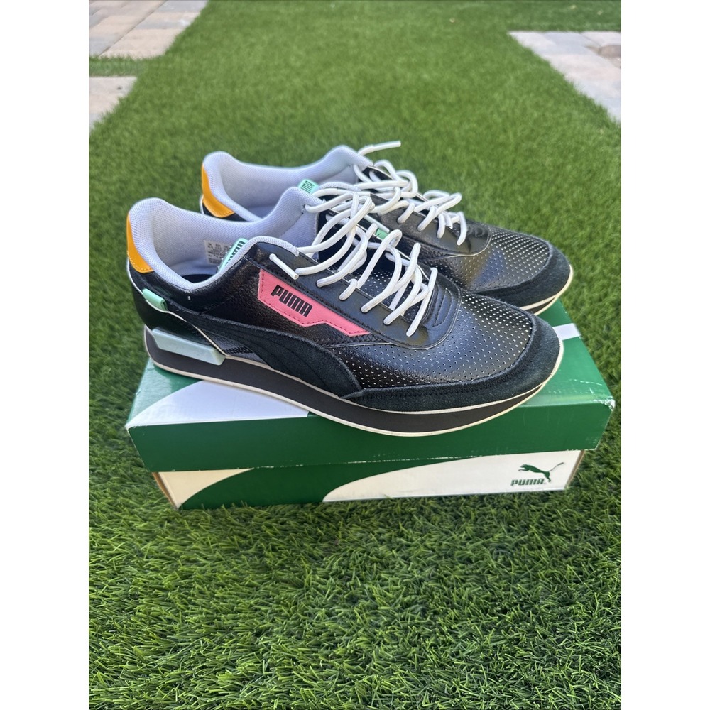 puma future rider fairgrounds black Sz 9